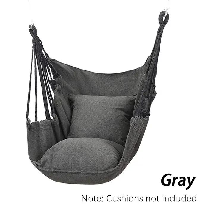 Hamac de camping extérieur portable, balançoire en toile, chaises à bascule paresseuses pour jardin, balcon, chambre à coucher, loisirs