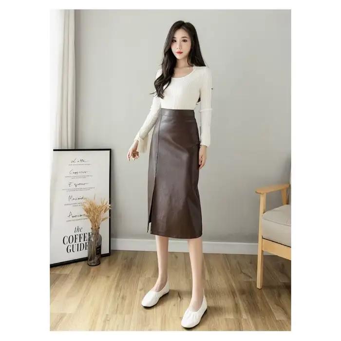 Jupe mi-longue, nouveau Style pour printemps et automne