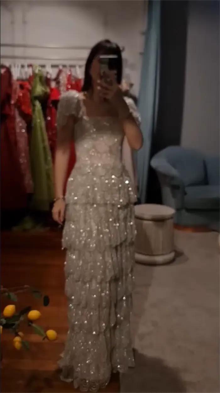 FATAPAESE Haute Couture robe perles exquises pierres à plusieurs niveaux robes de bal de soirée de luxe arabe dubaï robes pour la fête de mariage