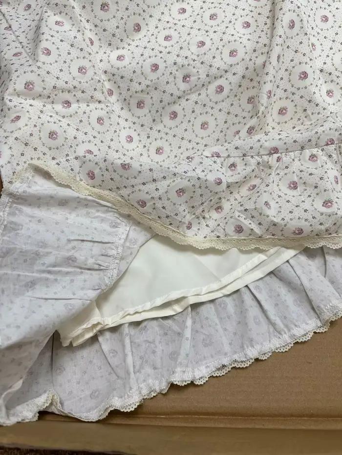 Nouvelle jupe midi florale violette pour femme