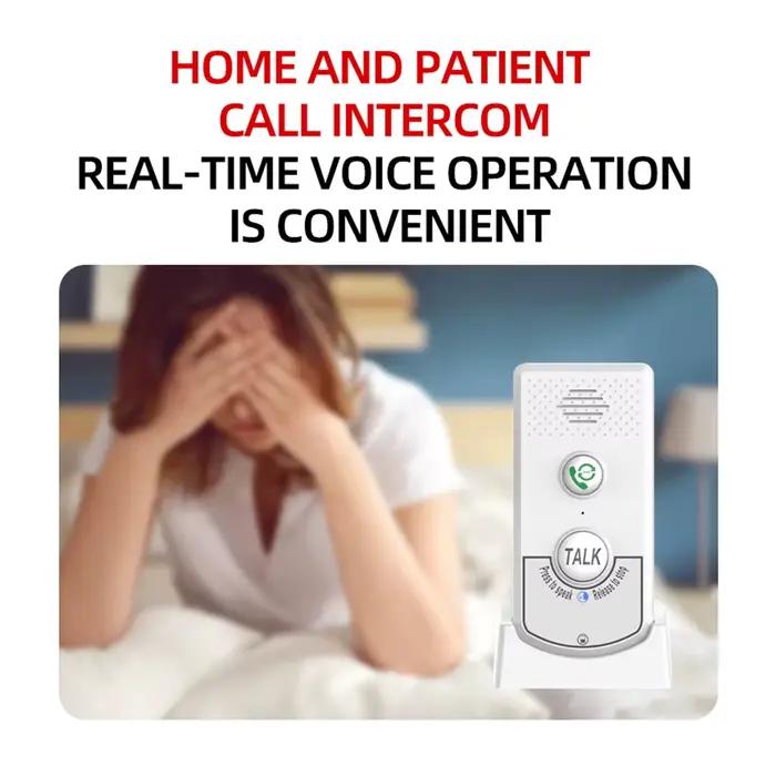 Paquet de 2 Interphones H8-2T sans fil pour appel vocal domestique, Interphone vocal Portable Ultra longue Distance pour personnes âgées