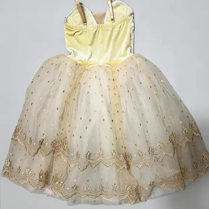 Jupe Tutu de Ballet Professionnelle Romantique pour Filles