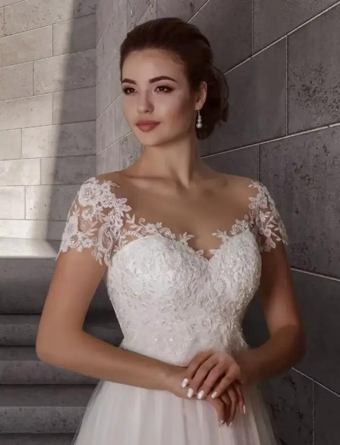 Robe de Mariée pour Femme Enceinte, Taille Haute, Manches Courtes, Grande Taille, Longue, pour Patients, Éducative
