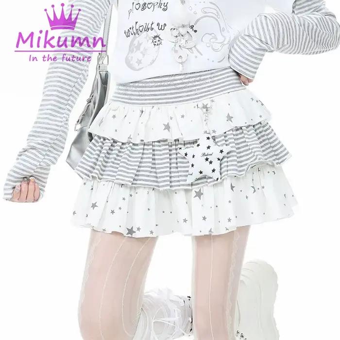 Jupes mini Lolita de style japonais Mikumn pour femmes