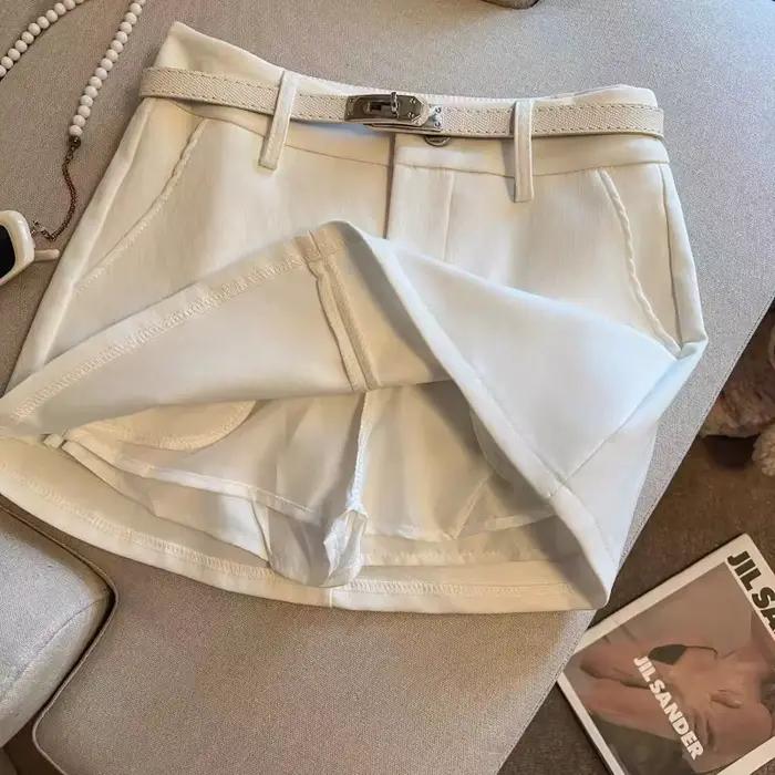 OCEANLOVE Y2k Mini jupes a-ligne solide printemps été taille haute femmes jupe mode coréenne Vintage Sexy mince Faldas Mujer