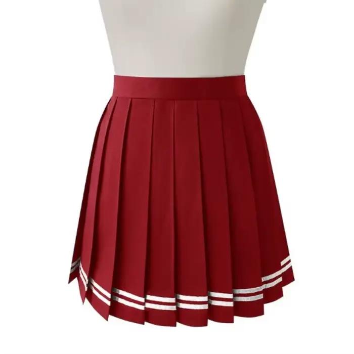 Vintage Style coréen Patchwork jupe Harajuku JK noir jupes plissées gothique Streetwear taille haute Mini