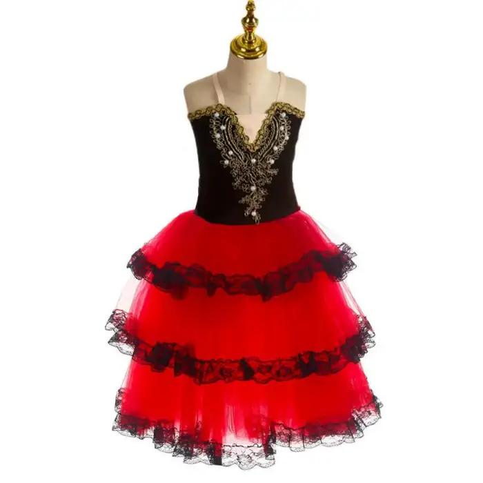 Jupe Tutu de Ballet romantique pour filles et enfants
