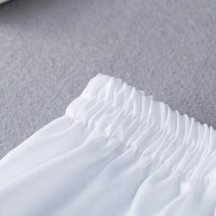 Sous-jupe amovible pour femme, fausse chemise, jupe irrégulière, queue de chemisier, rallonge en coton, mini ourlet, 6 TAN6