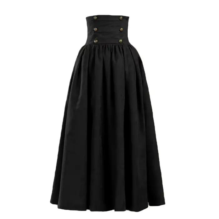 Jupe Vintage médiévale édouardienne pour femmes