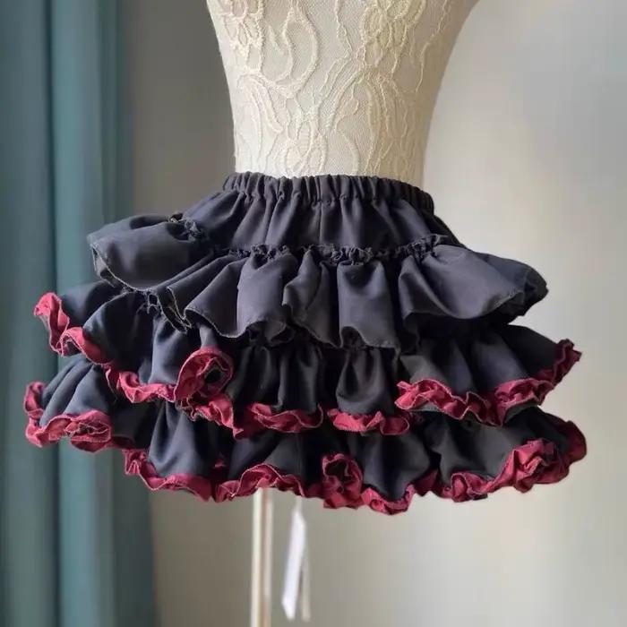Mini jupes plissées japonaises Kawaii pour femmes, style JK, jupe pantalon Lolita douce, esthétique Y2k, taille haute à volants, Faldas 2026