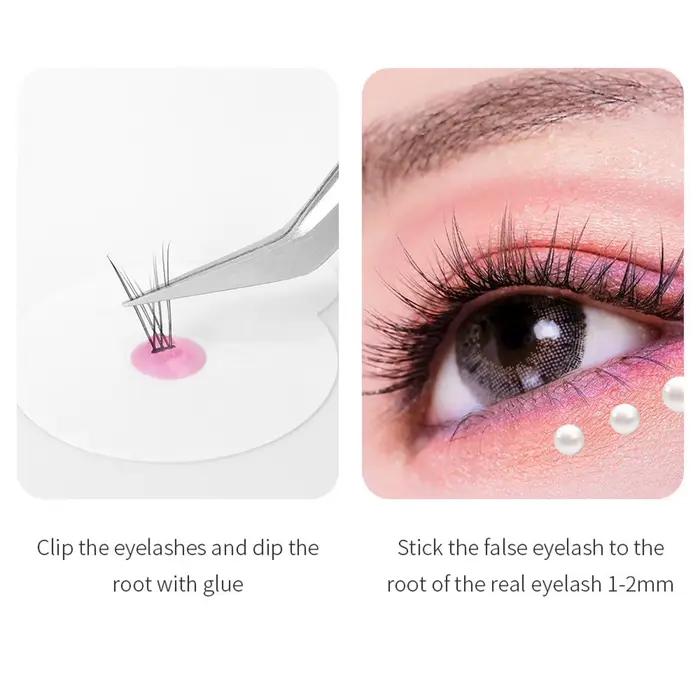 Colle pour extensions de cils 5ml, séchage rapide, adhésif longue durée, sans danger pour les faux cils, kit professionnel d'extensions de cils
