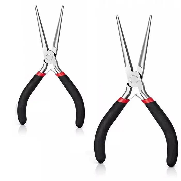 Pince multifonctionnelle robuste à bec long pour le bricolage, la fabrication de bijoux et l'artisanat