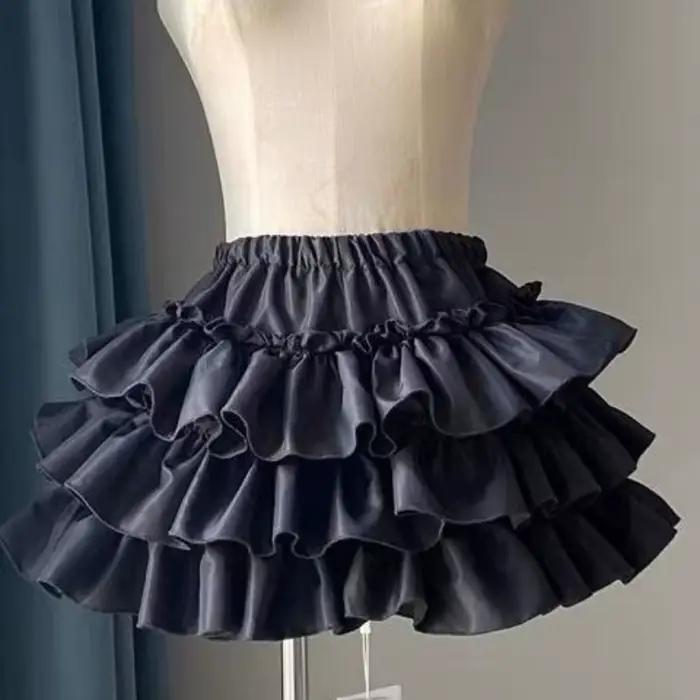 Mini jupes plissées japonaises Kawaii pour femmes, style JK, jupe pantalon Lolita douce, esthétique Y2k, taille haute à volants, Faldas 2026