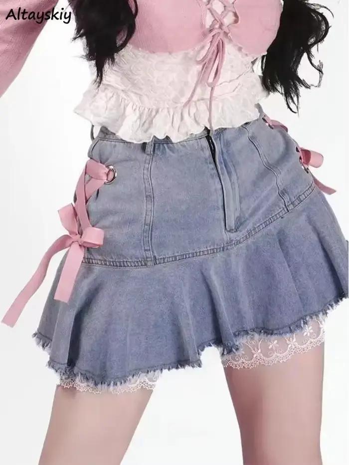 Jupes femmes été pansement Mini doux Sexy filles tout-match Style coréen Chic nouvelle mode Jupe Femme taille haute Streetwear