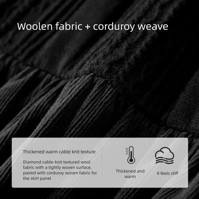 SENTUBILA Robes à manches longues pour femmes en velours côtelé