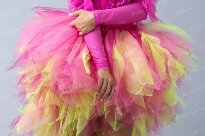 Ever azole-Jupe de soirée en tulle superposé pour femme