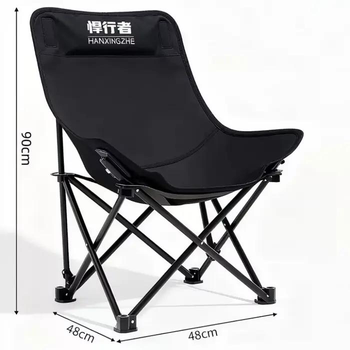 Fauteuil inclinable portable pour la pêche et les activités de plein air, chaise pliante de pique-nique avec accoudoirs, chaise d'extérieur, chaise longue pour maquilleuse, chaises de patio, mobilier