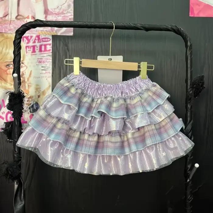 Mini jupe d'été Style Lolita japonais Kawaii pour femmes