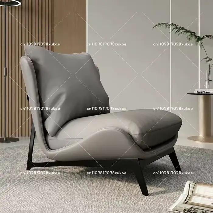 Fauteuil simple et confortable pour balcon, chaise longue relaxante pour la maison