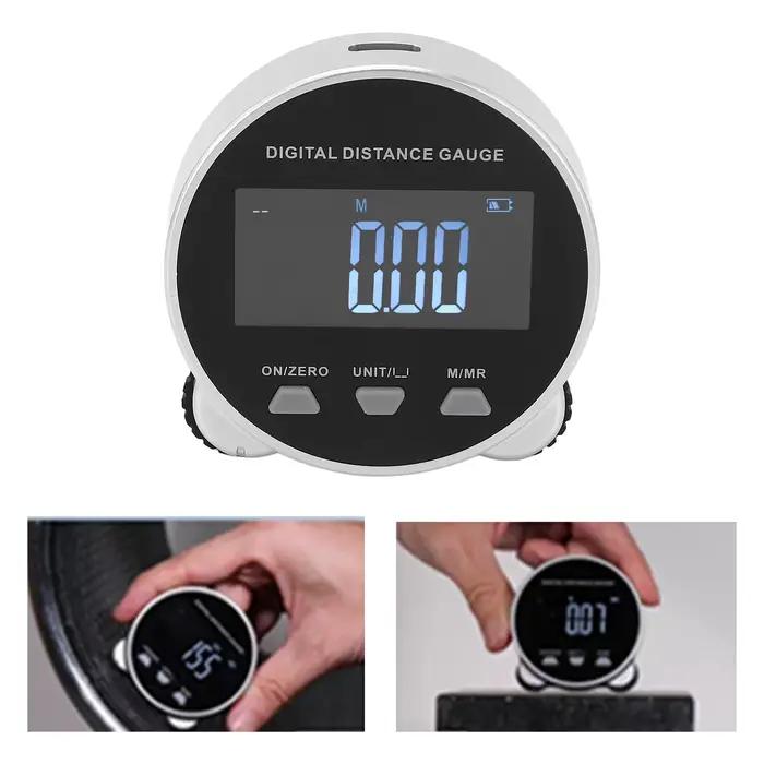 Jauge de Distance à écran LCD, jauge de Distance numérique, écran LCD Rechargeable, outil de mesure électronique à roulement longue Distance