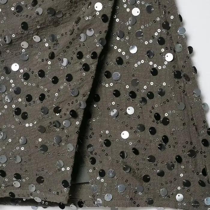 Chic élégant paillettes Mini jupes femmes mode fête mince Sexy femme