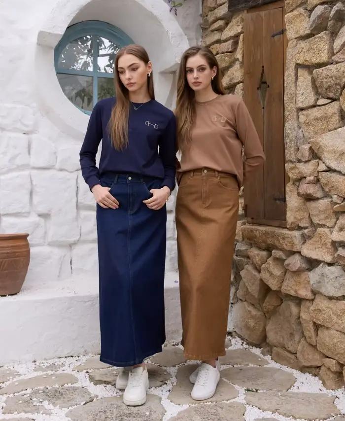 Jupe en jean extensible AS SS26