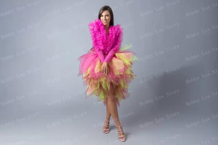 Ever azole-Jupe de soirée en tulle superposé pour femme