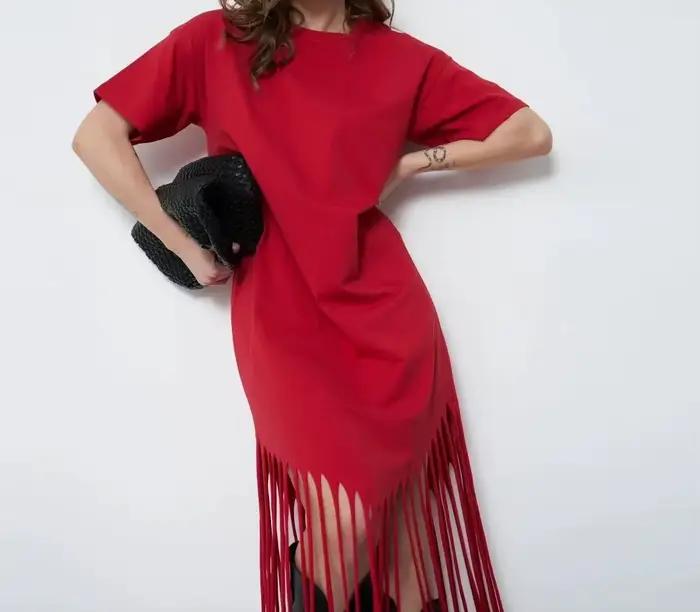 Robe longue florale pour femme, grande taille, T-shirt ample, jupe longue