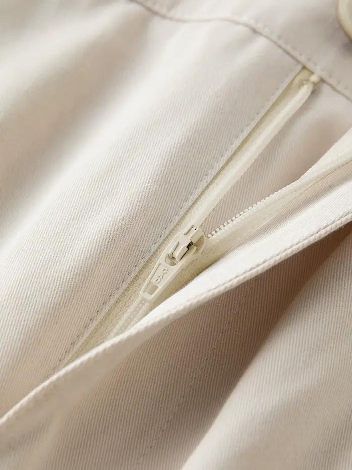 FSLE – jupe droite Extra longue en coton pour femmes