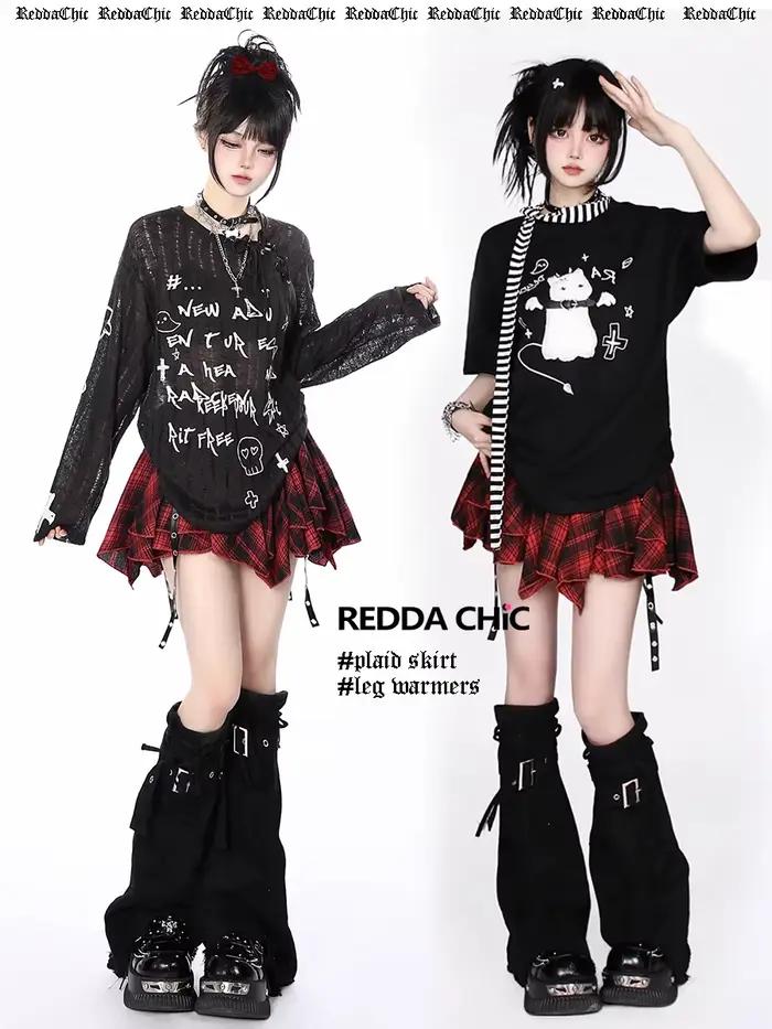REDDACHiC – Mini jupe à volants fluide