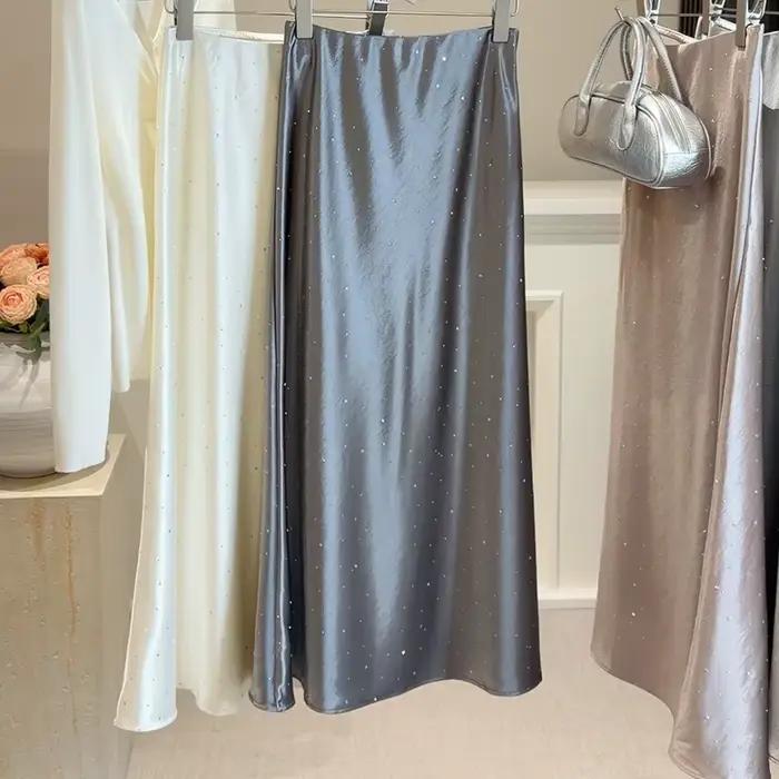 OCEANLOVE Jupes sirène en satin pour femme