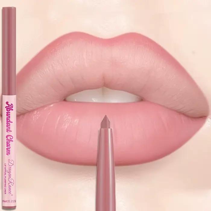 Crayon à lèvres mat longue tenue, résistant à l'eau et à la transpiration, facile à appliquer, pour le contour des lèvres et le maquillage