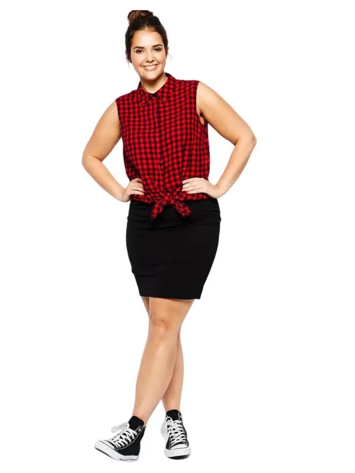 Femmes grande taille été printemps Mini jupe taille élastique solide noir jupe moulante grande taille jupe décontractée grande taille vêtements 8XL