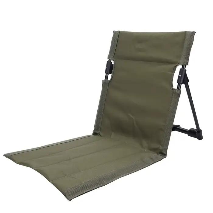 Chaise longue pliante d'extérieur pour la plage et le jardin, chaise pliante portable, tapis de sol, chaise de pelouse