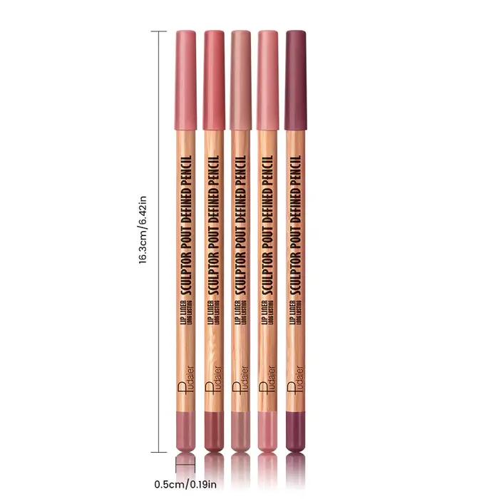Crayon à lèvres waterproof longue tenue, lisse, définit le contour des lèvres, anti-bavures, maquillage quotidien pour les lèvres