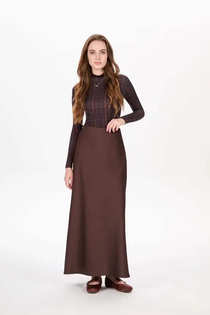 AS AW25 – jupe classique en Satin de haute qualité, taille réglable, vêtements pour femmes toutes saisons