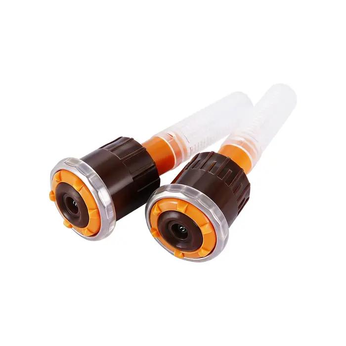 Arroseur rotatif à buse réglable avec arc de 90-210/360 degrés, portée de 2,5-9,1 m pour l'irrigation des jardins, buse de dispersion Ray Jet