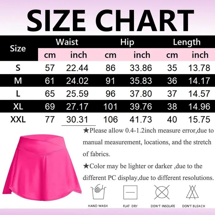 Jupes de bain pour femmes avec culotte intégrée