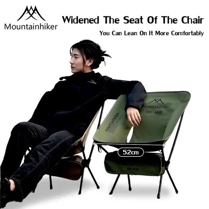 Chaise pliante ultra-légère Moon Chair, portable, pour le camping, les voyages, les pique-niques, la pêche, le jardin, le balcon, la détente, ergonomique, M