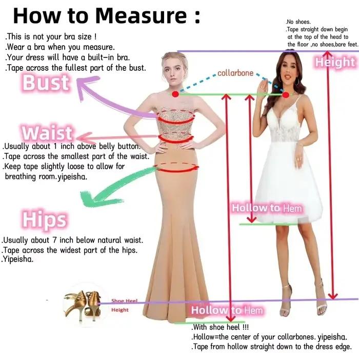 Robe de soirée formelle personnalisée et exquise