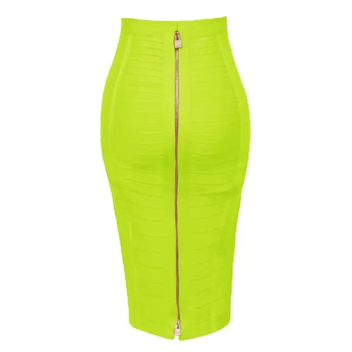 Femmes mode d'été Sexy noir rouge Beige blanc jupe de pansement 2026 tricoté élastique doux couleur bonbon