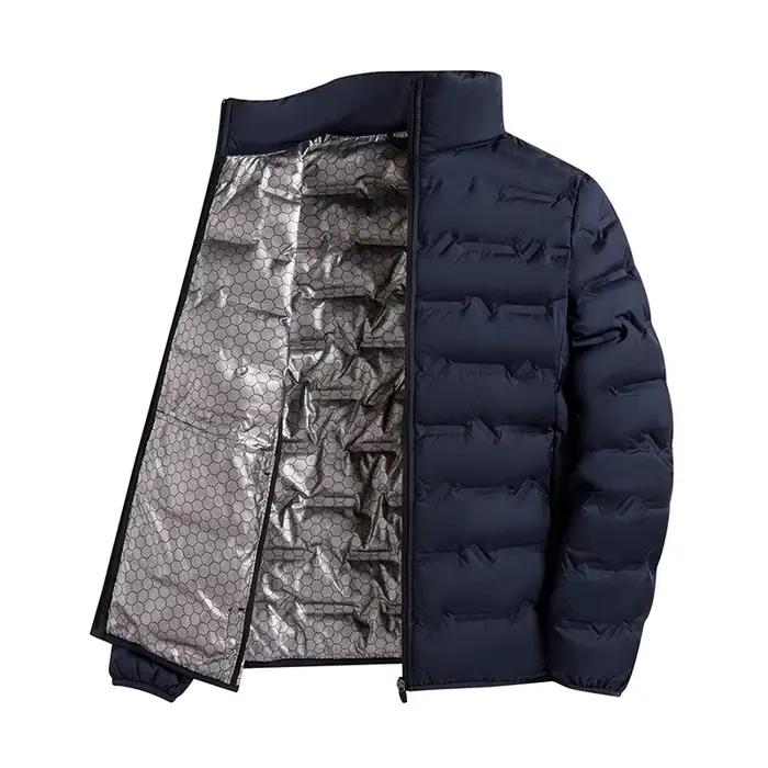 Hommes hiver blanc doudoune léger chaud 80 blanc canard manteau col montant Ultra léger Portable doudoune JK-094