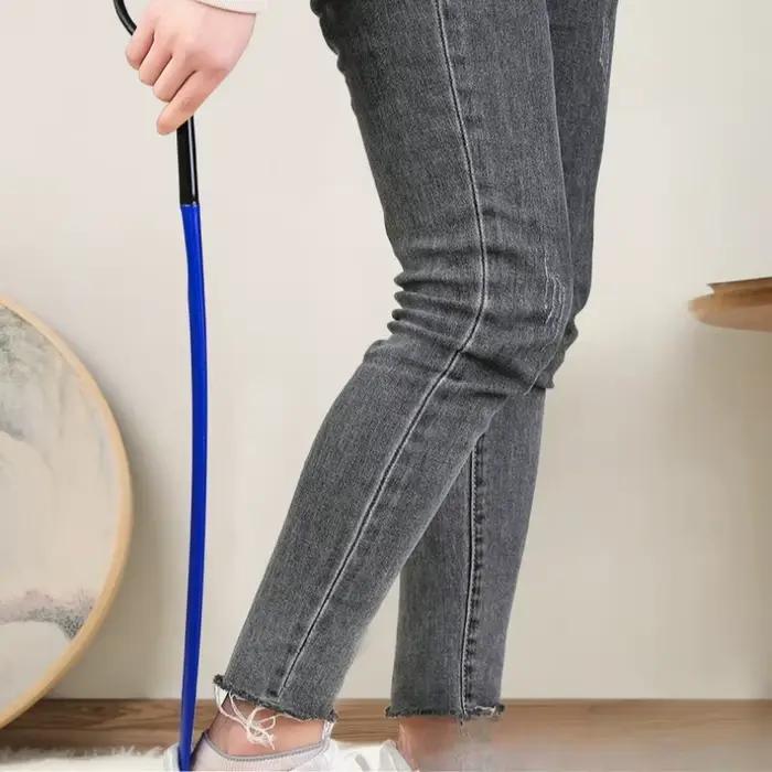 Chausse-pieds à long manche extra longs pour personnes âgées (hommes et femmes), aides portables pour chaussures et bottes, robustes