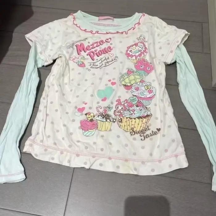 Jupes en jean vintage Kawaii Miss Tough pour filles, style décontracté, motifs animés, mini taille haute, adapté à toutes les saisons