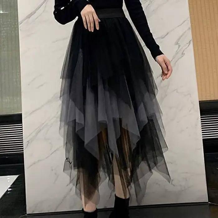 Jupe midi d'automne élégante pour femmes