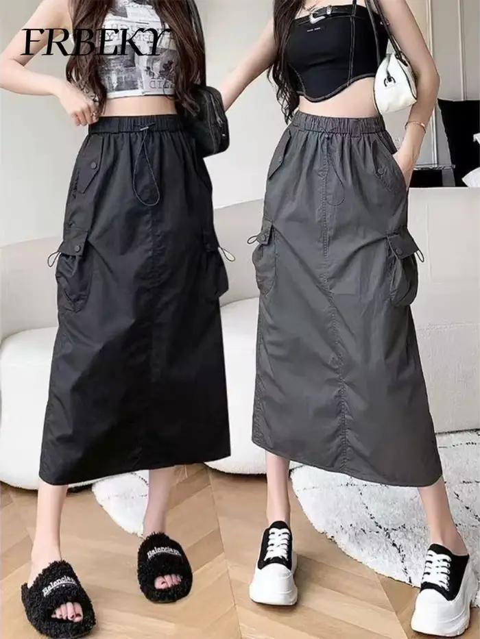 Jupe demi-corps fendue mi-longue pour femmes