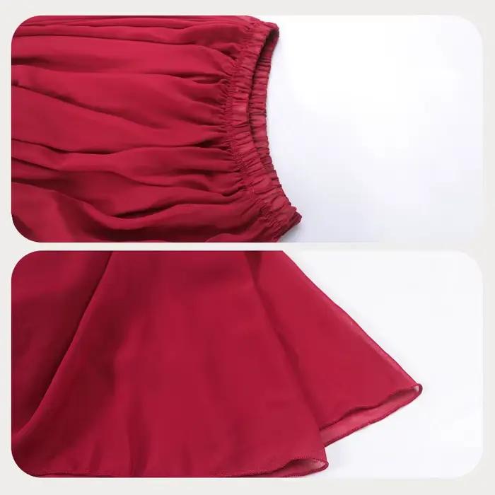 Jupe de Ballet Longue en Mousseline de Soie pour Femme