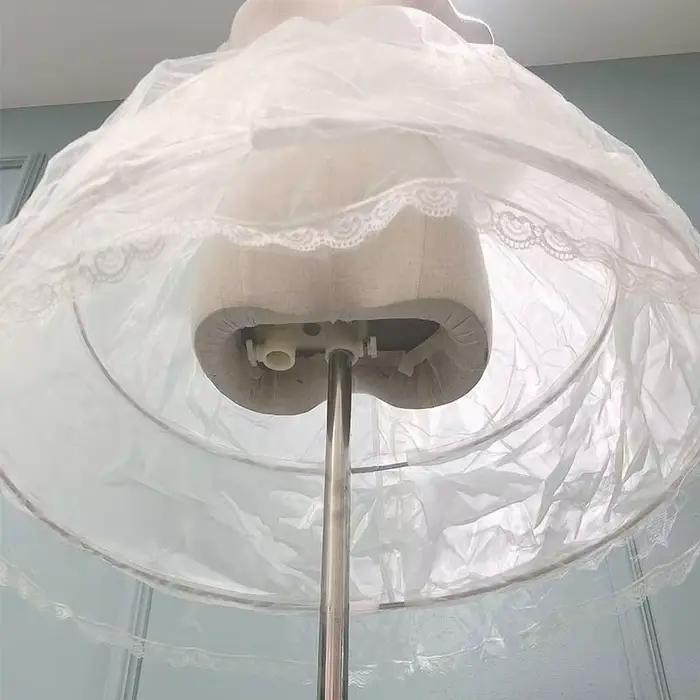 Jupon Crinoline pour filles avec cerceau sous jupe courte sous-jupe blanche a-ligne robe de bal jupons