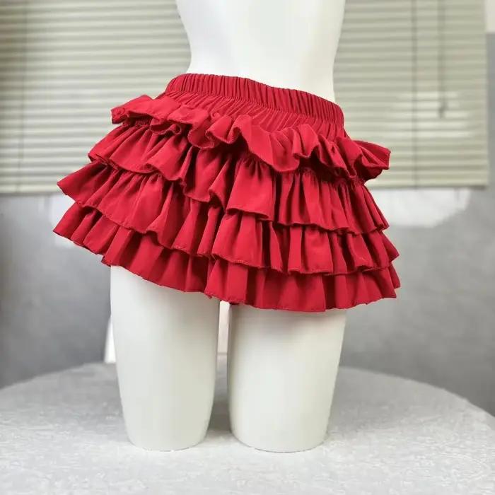 Demi-jupe décorée de gâteau de Style princesse