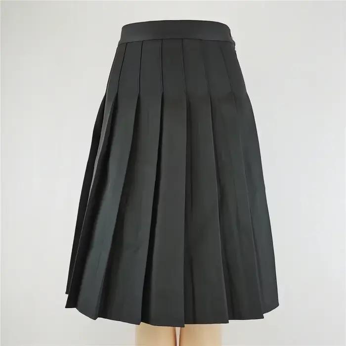 Jupe longue plissée pour femme